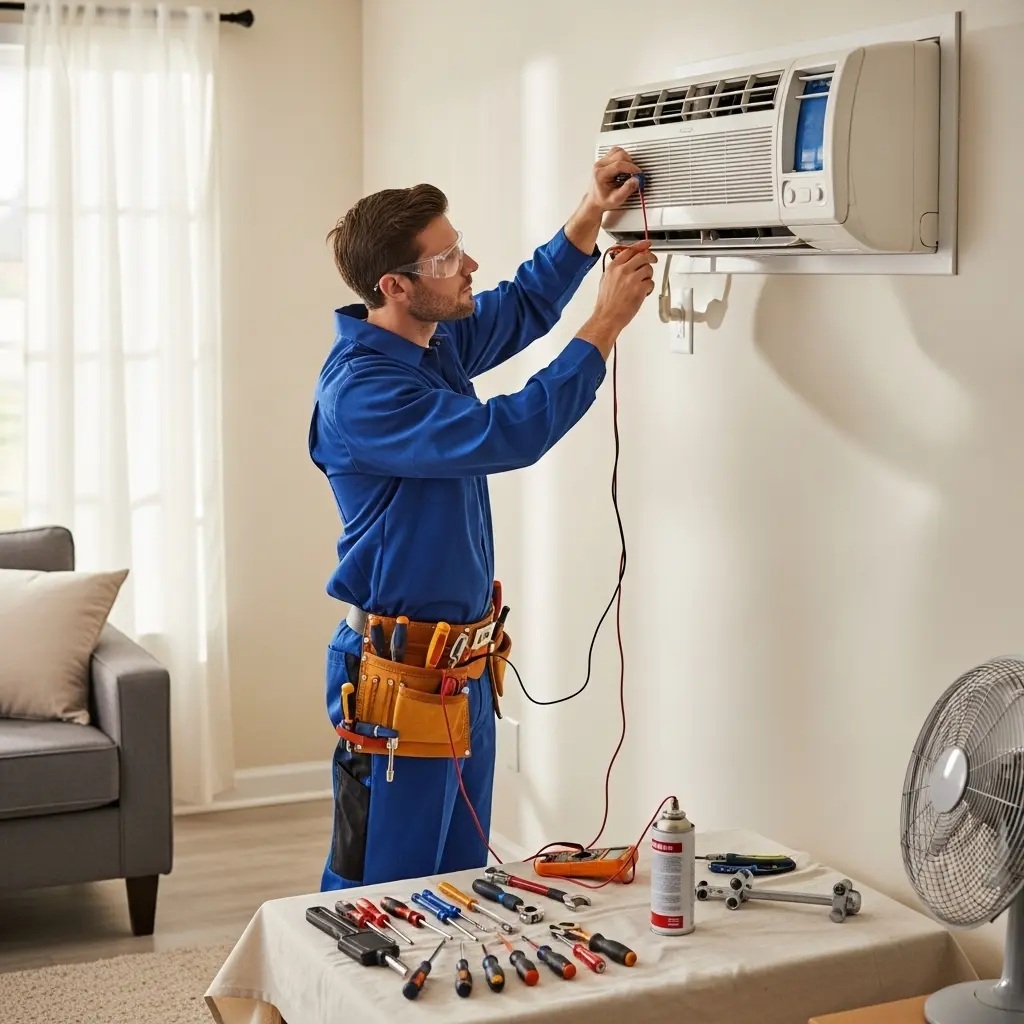 Bala Goodman Goodman klima gaz dolumu ve bakım – Enerji verimliliği artırıldı. - Teknik servis örneği